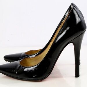 Vintage Christian Louboutin Womens Shoes Black heels size 37